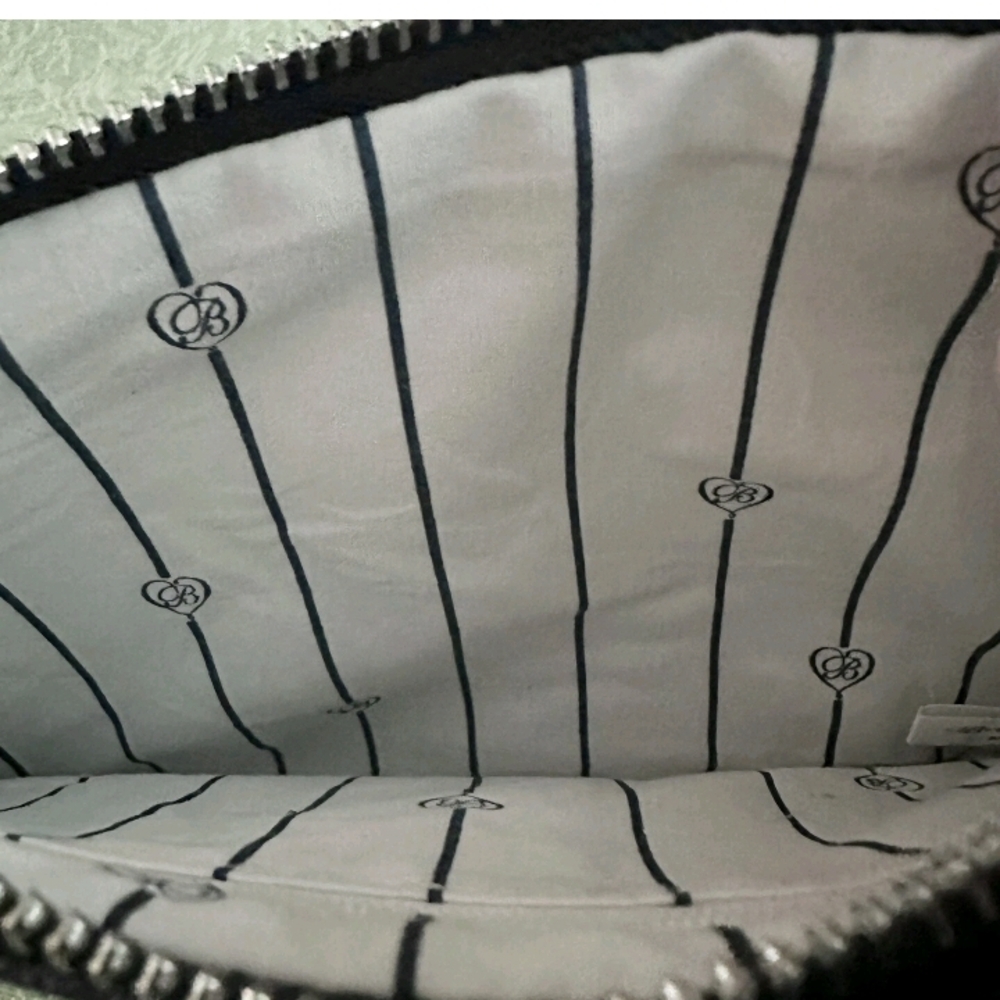 Navy Blue Heart Pattern Women's Bag - Picture 4 of 4